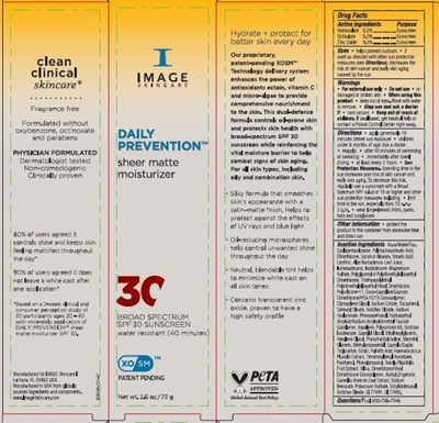 DP Sheer Matte Moisturizer SPF30 - DP Sheer matte moist 30